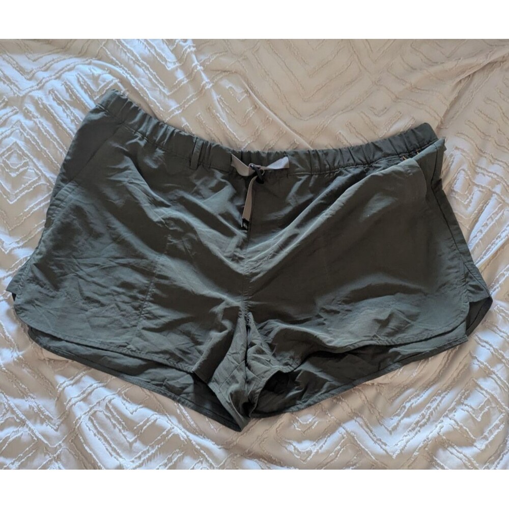 REI Co-op Trailmade Amphib Shorts Womens 2XL Green Belted Hiking Plus Size 2X